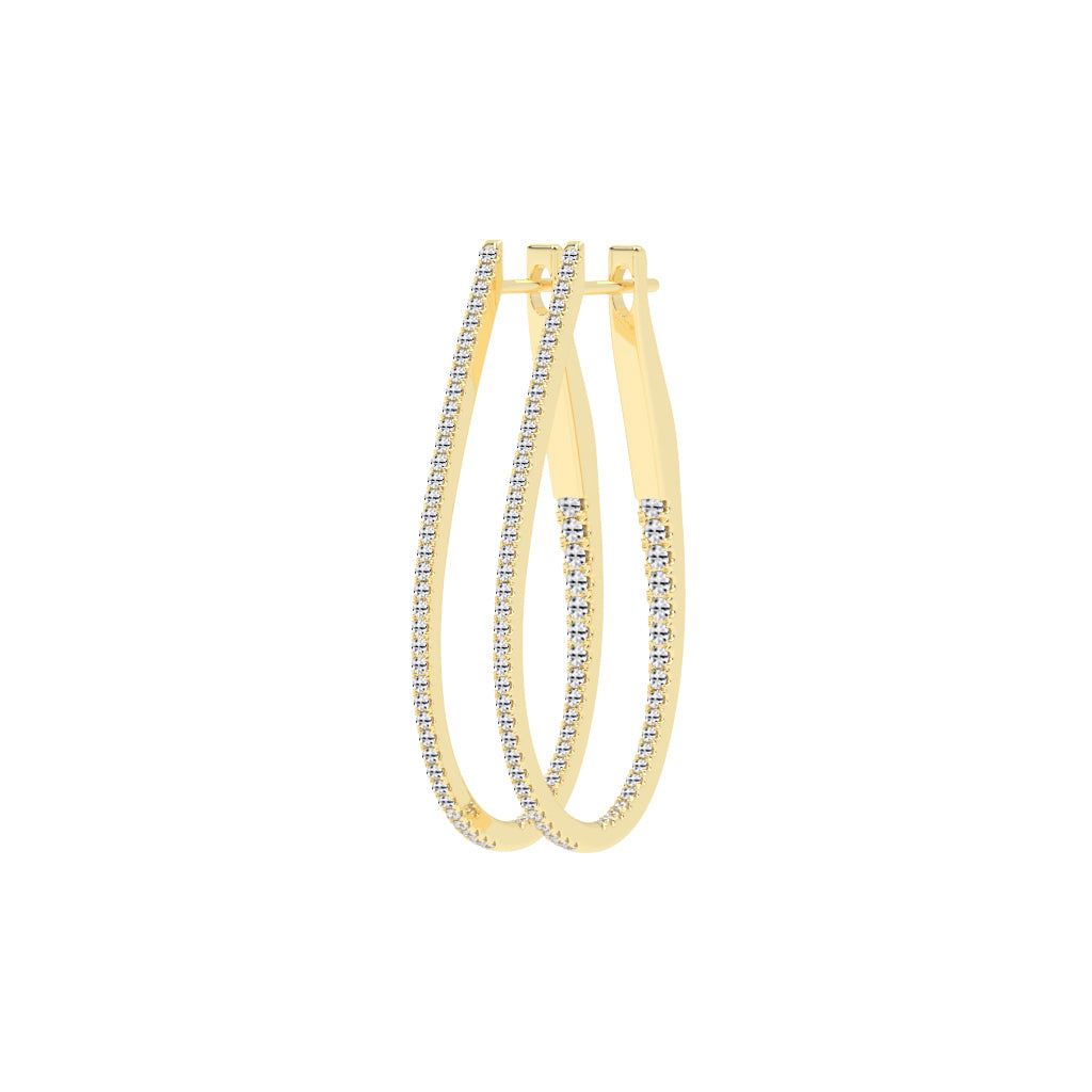 Serenade Twisted Round Hoops