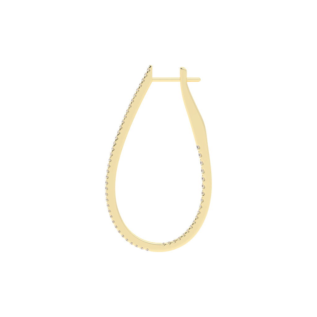 Serenade Twisted Round Hoops