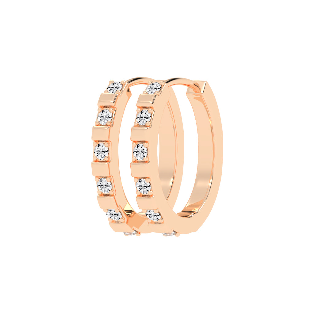 Illumia Round Huggie Hoops