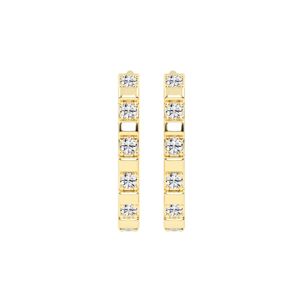 Illumia Round Huggie Hoops