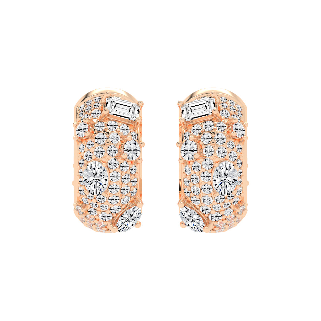 Ornate Shinelle Hoop Earrings