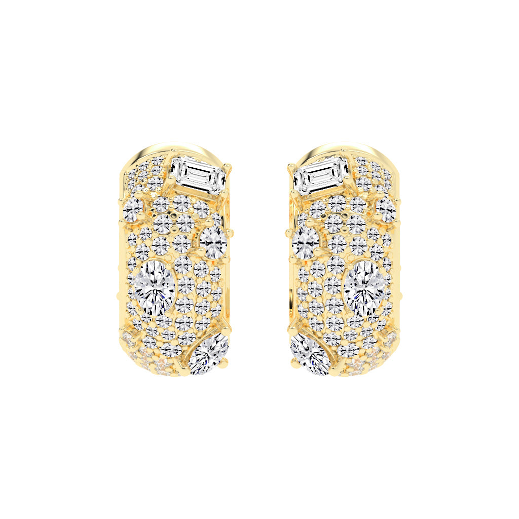 Ornate Shinelle Hoop Earrings