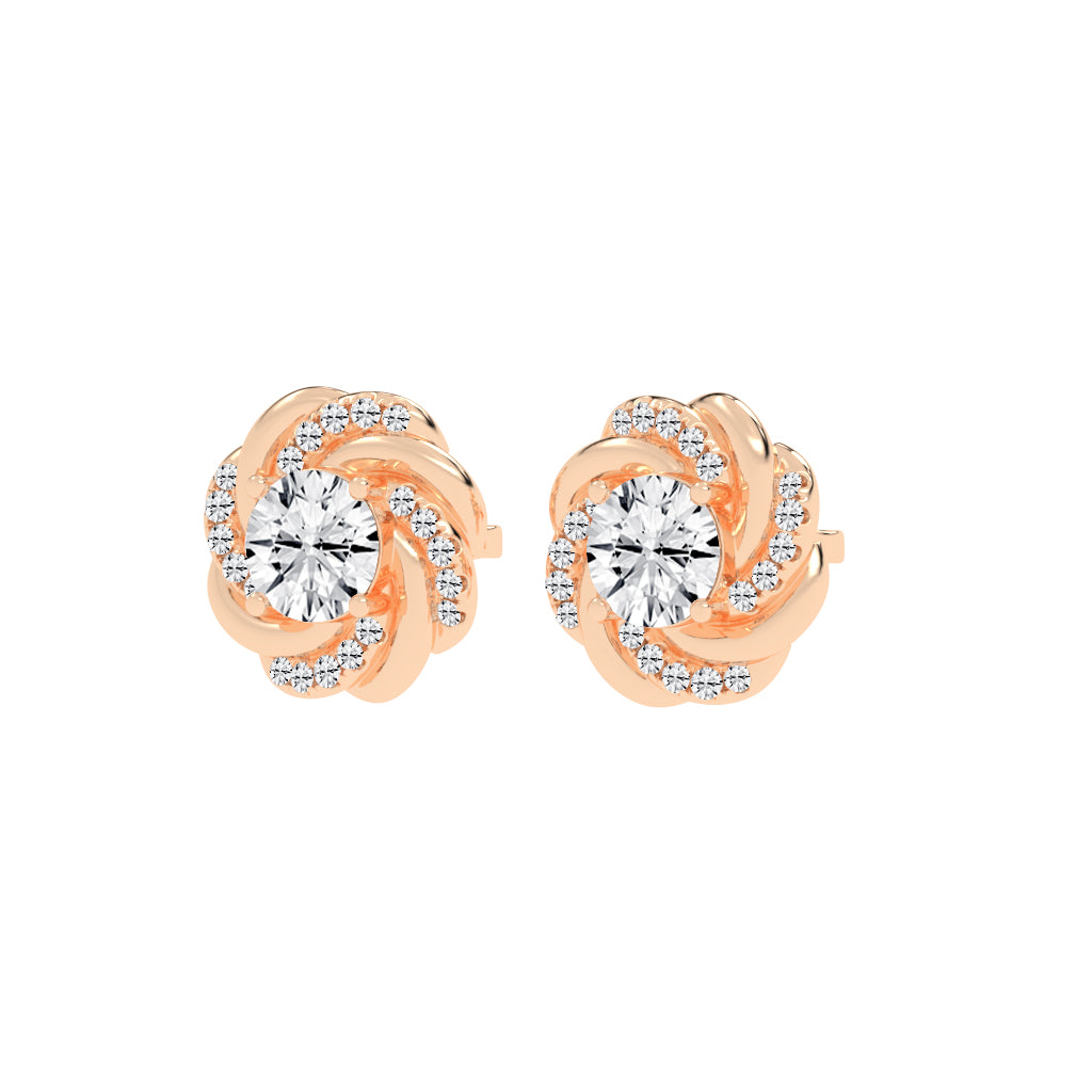 Glide Petal Stud Earrings