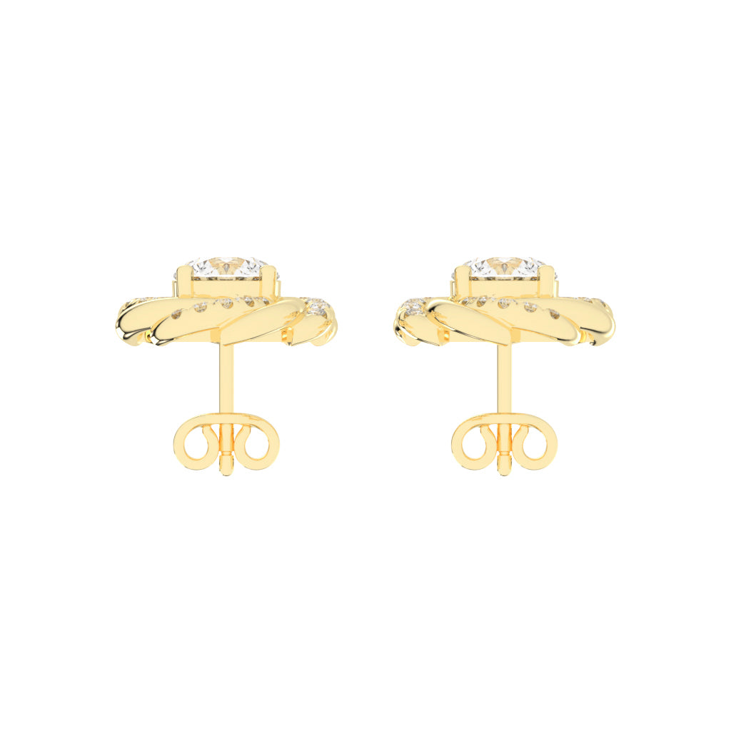 Glide Petal Stud Earrings