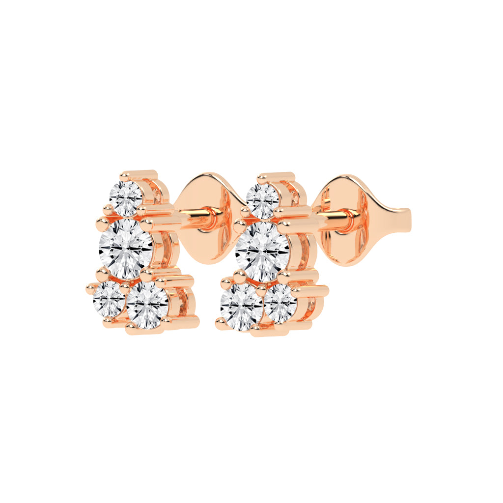 Cluster Stud Earrings