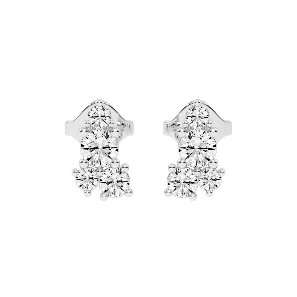 Cluster Stud Earrings