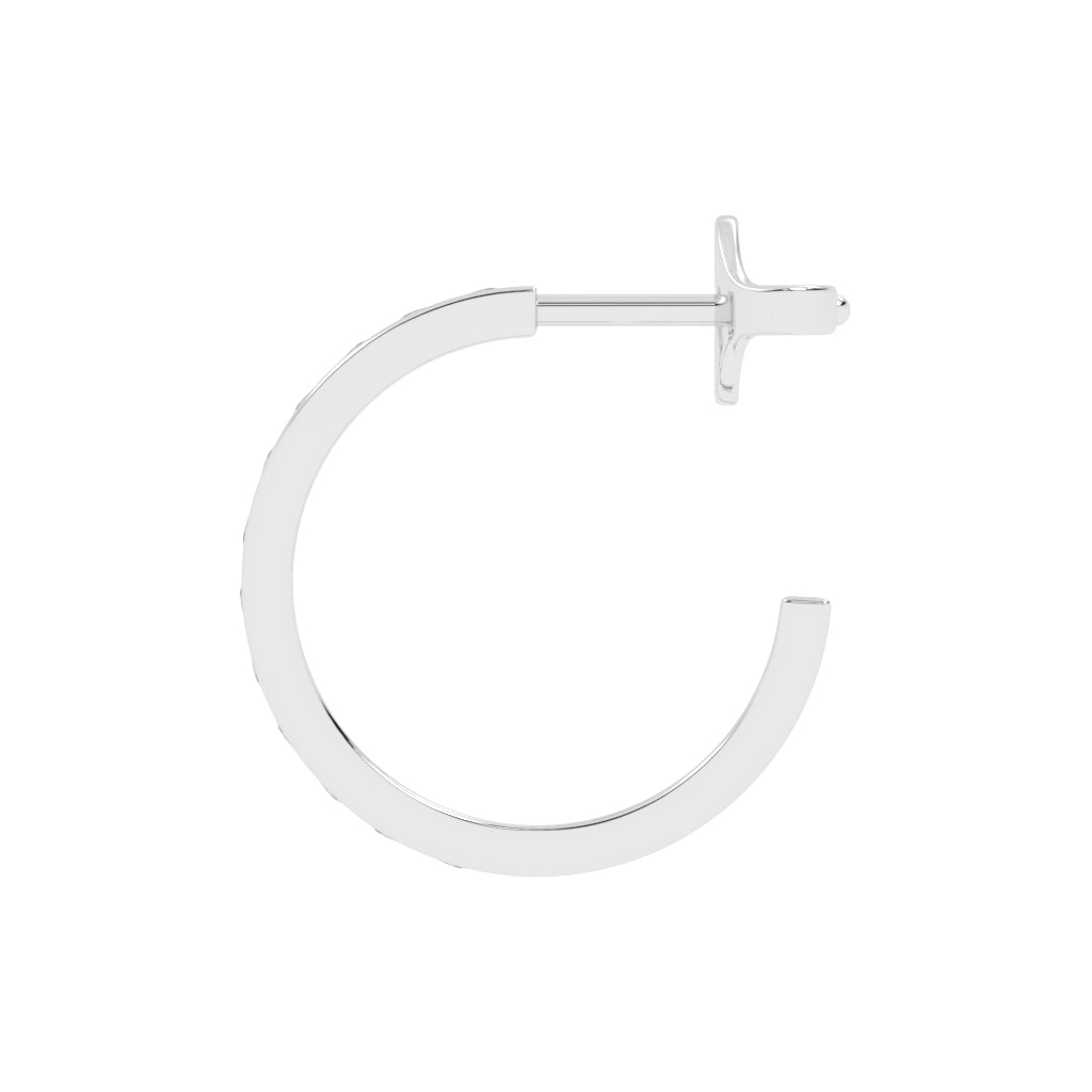 Marquise Half Hoop Earrings