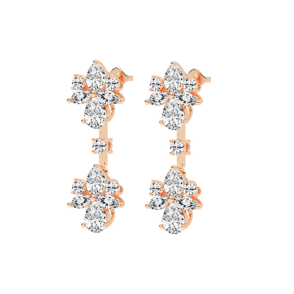 Twilight Bloom Cascade Earrings