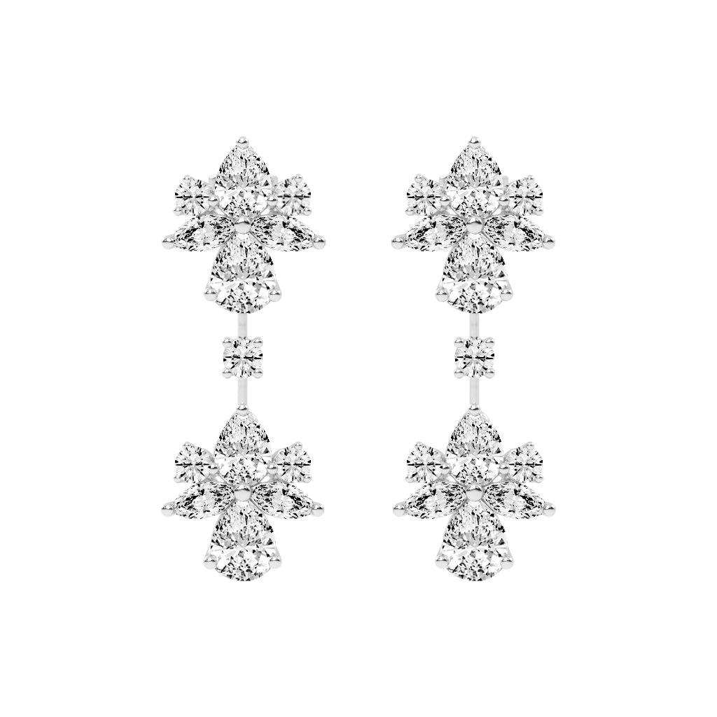 Twilight Bloom Cascade Earrings