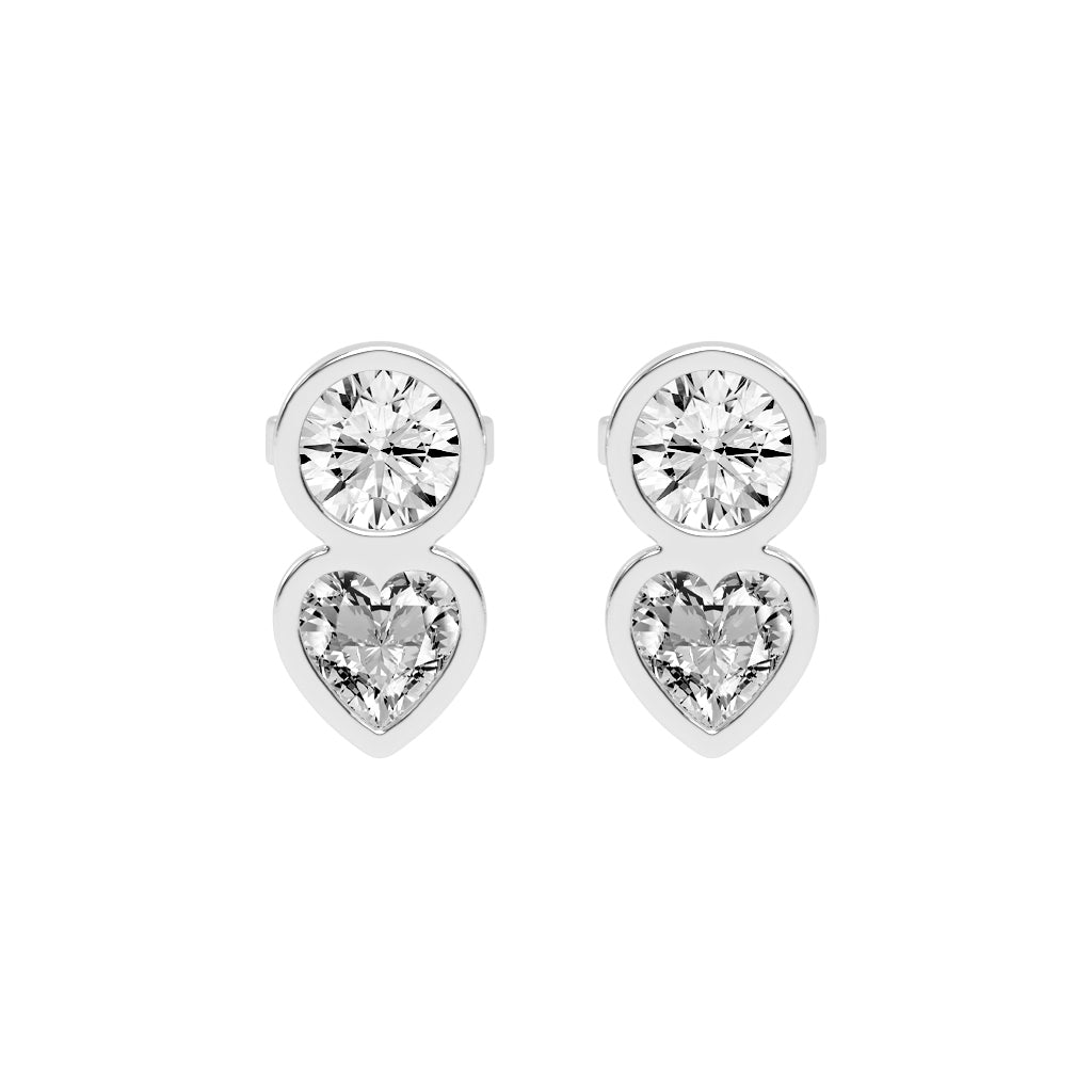 Love's Embrace Diamond Drop Studs