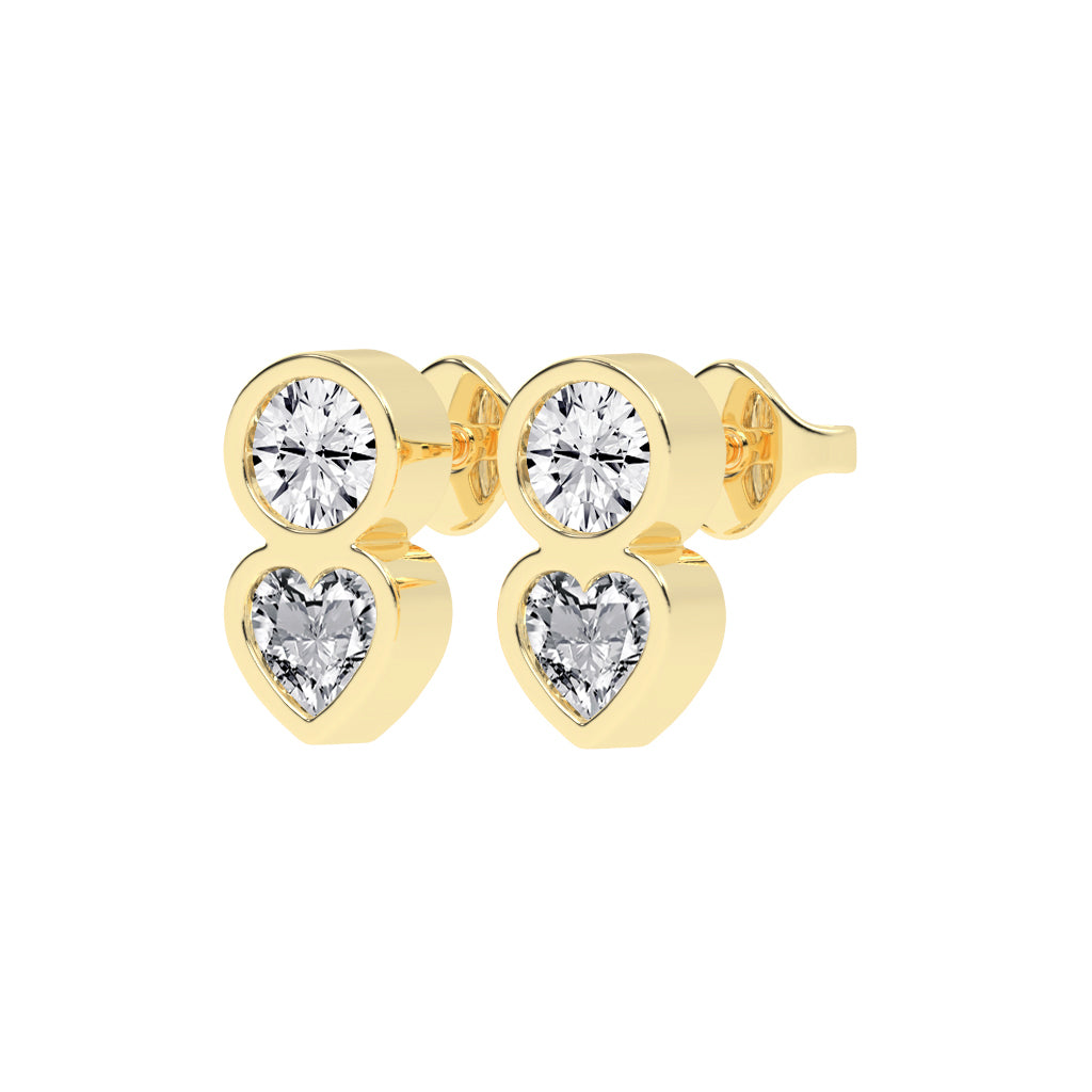 Love's Embrace Diamond Drop Studs