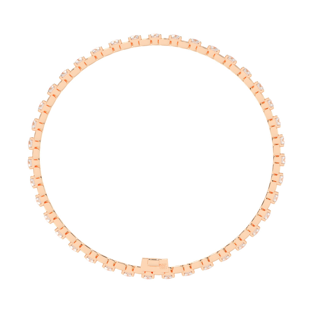 7.75Ct Round Shape Bracelet