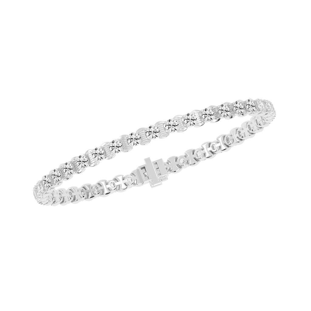 7.75Ct Round Shape Bracelet