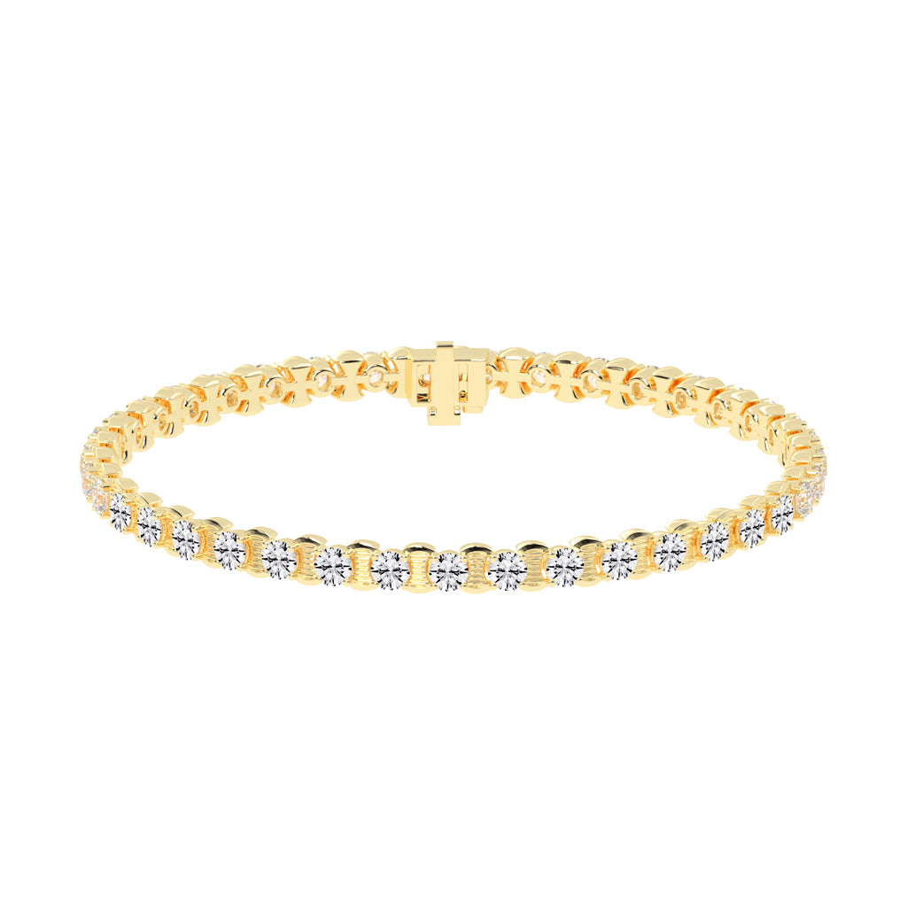 7.75Ct Round Shape Bracelet