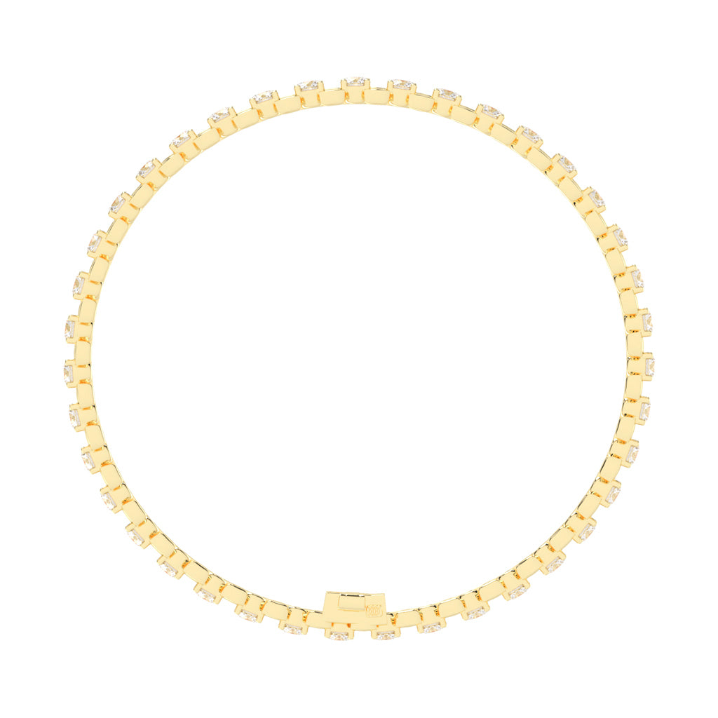 7.75Ct Round Shape Bracelet