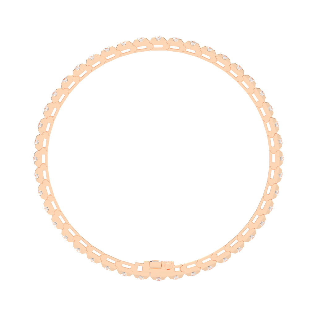 2.75Ct Round Shape Bracelet