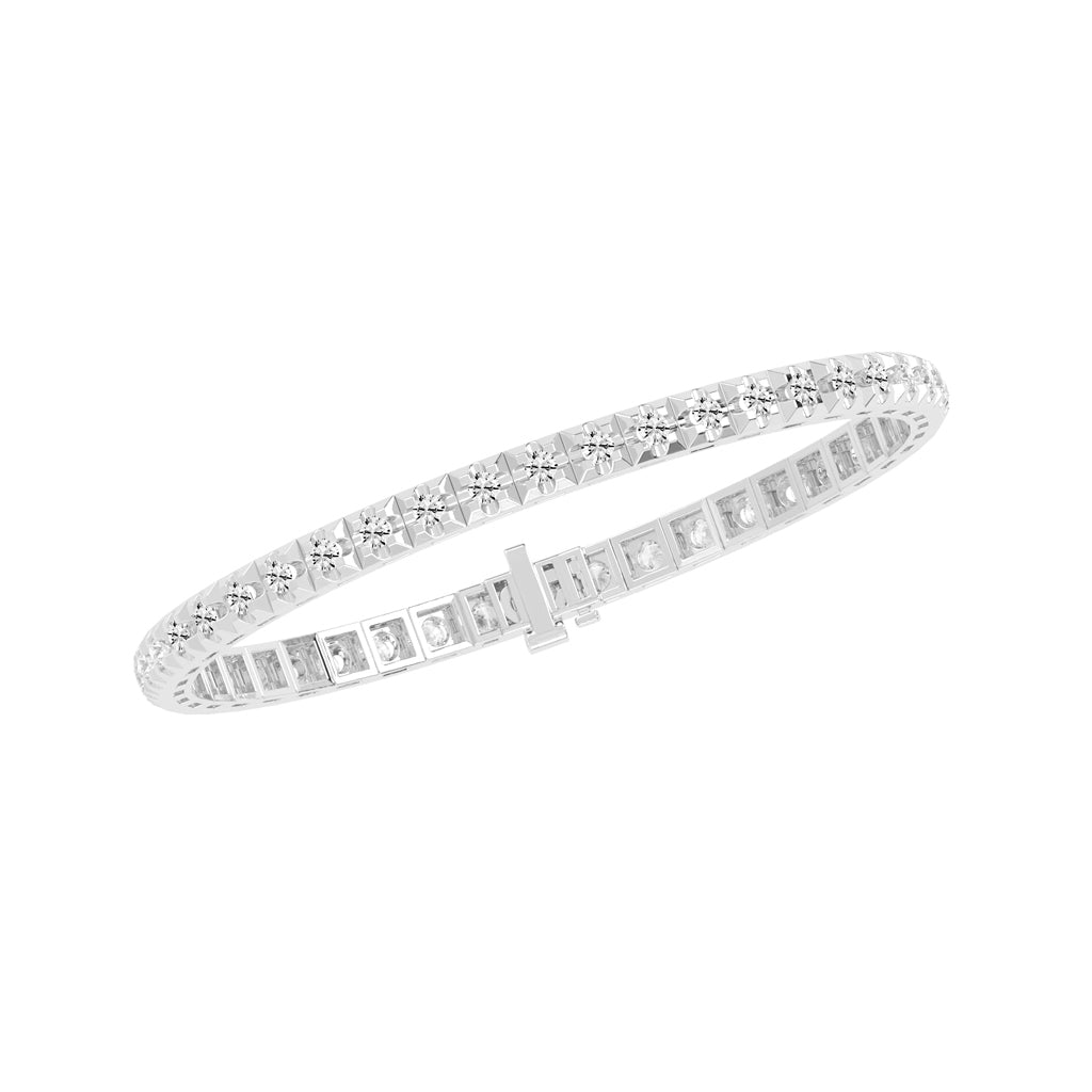 2.75Ct Round Shape Bracelet