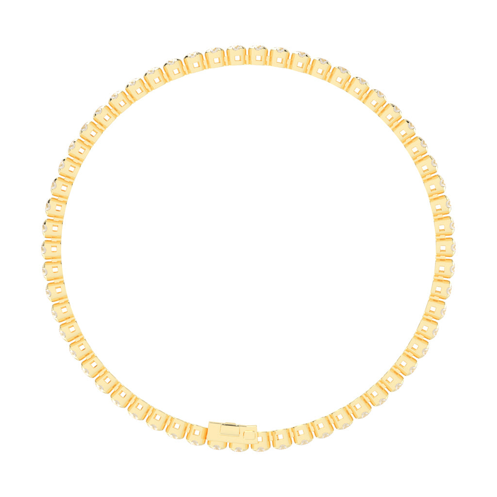 3.75Ct Round Shape Bracelet