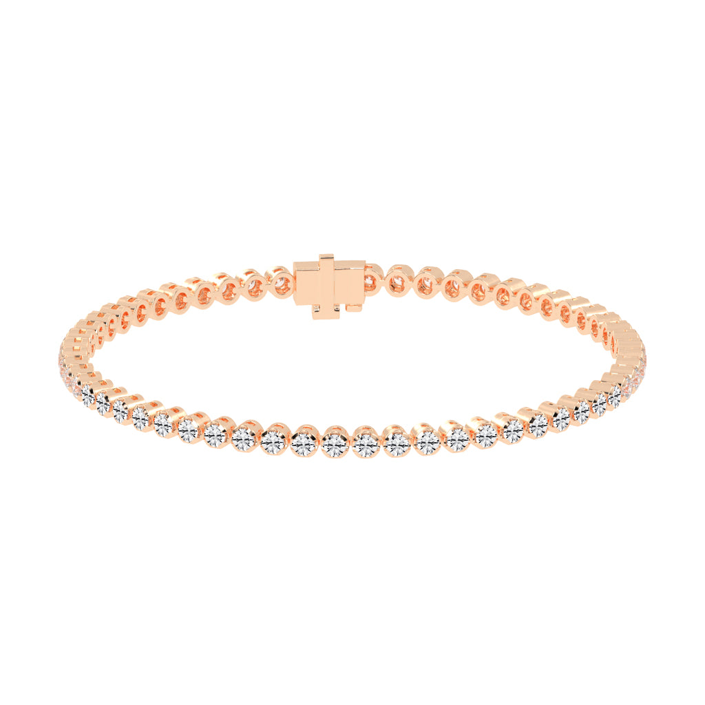 375Ct Round Shape Bracelet
