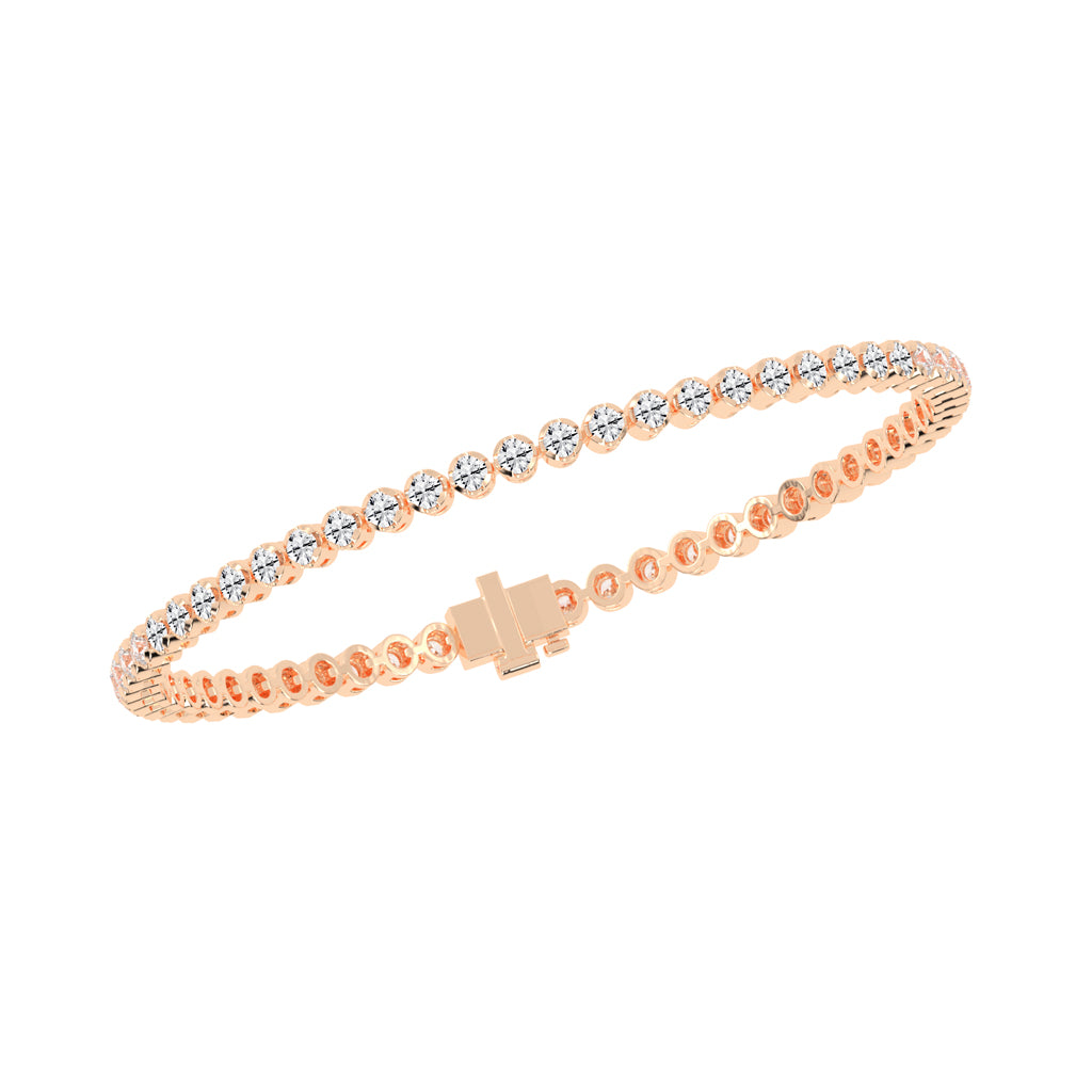375Ct Round Shape Bracelet