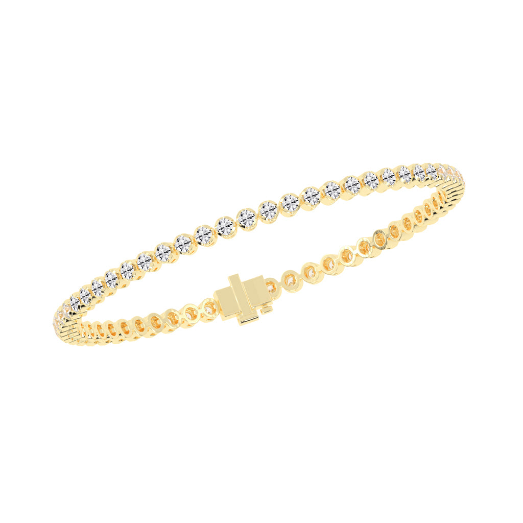 375Ct Round Shape Bracelet
