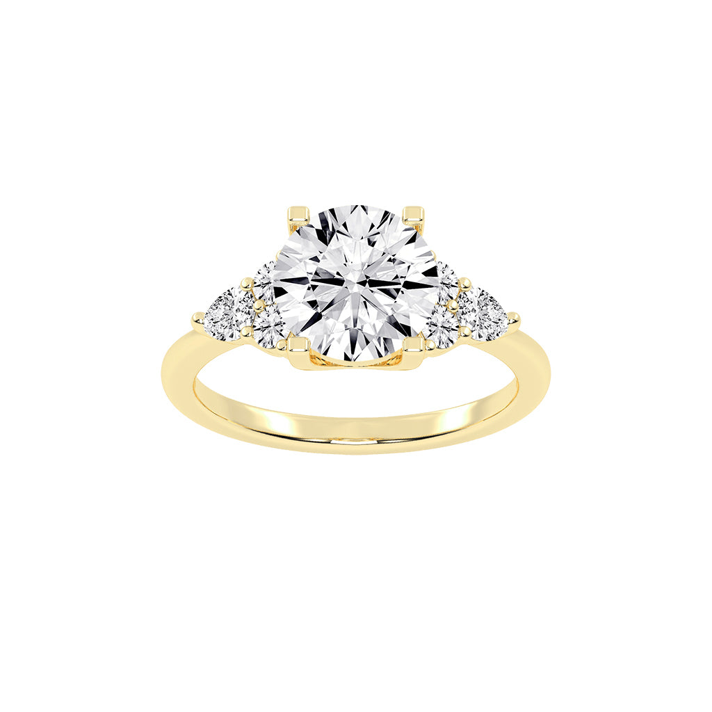 Solandrea round cut solitaire lab diamond ring Copy