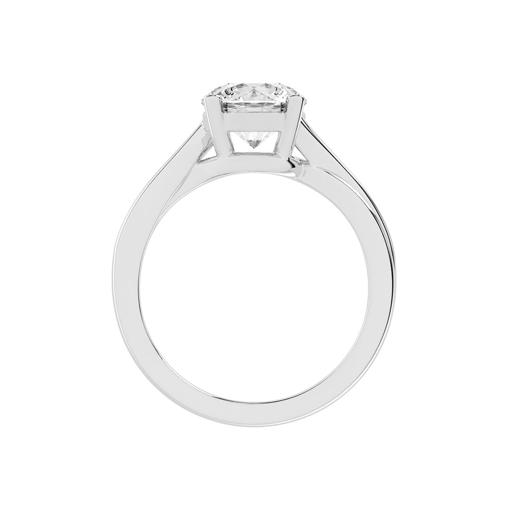 Solterione round cut solitaire lab diamond ring