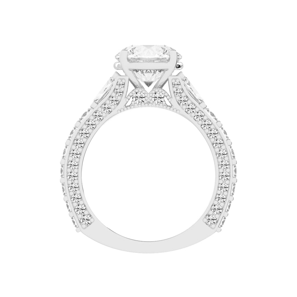 Betrova Euro Style Round Cut Engagement Ring