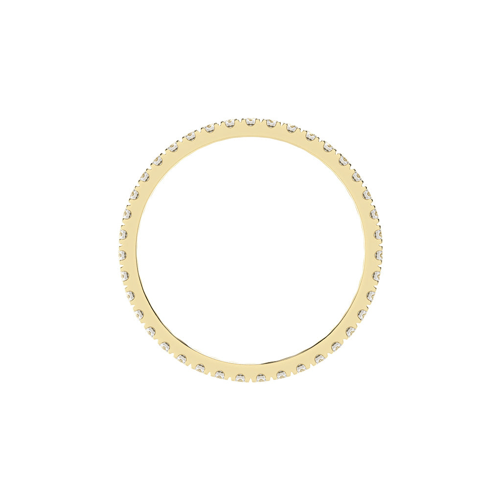 Evia Eternity Round Shape Lab Diamond Ring