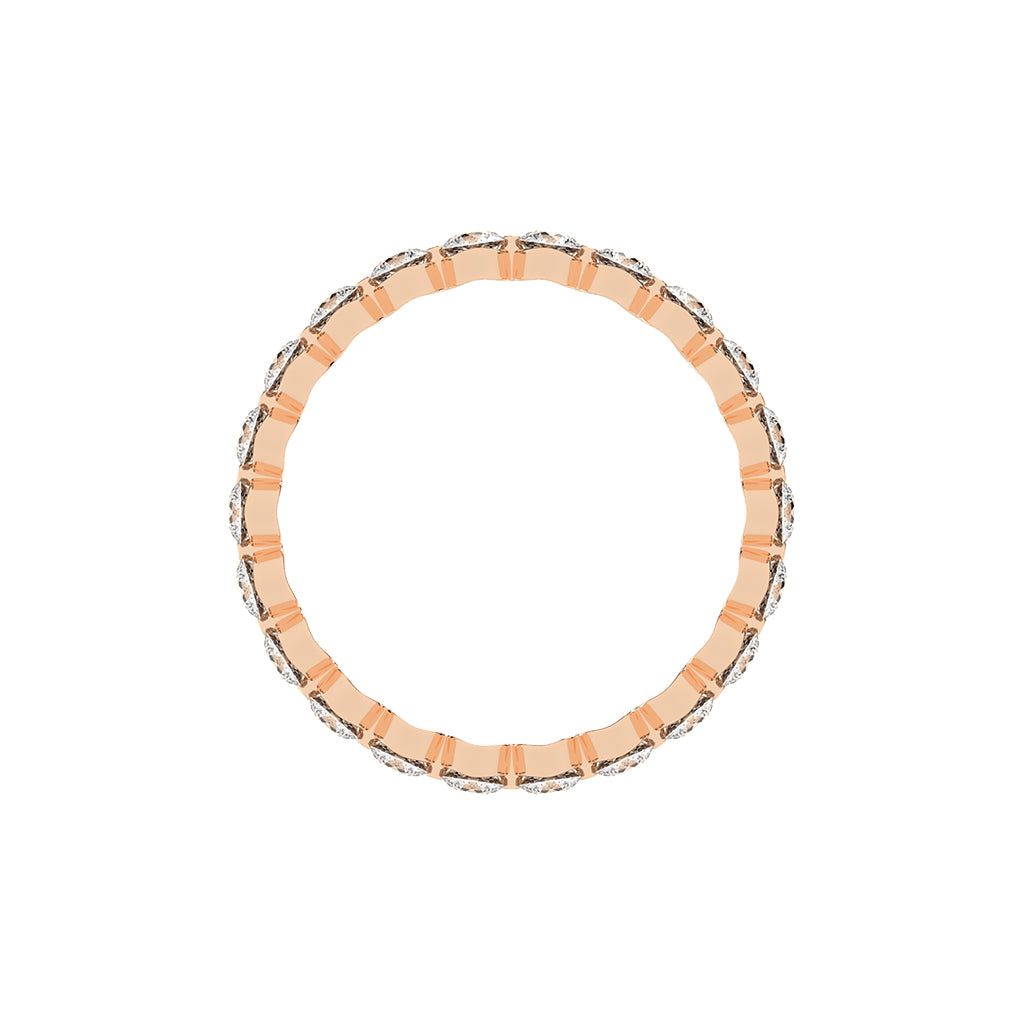 Diora Floating Cut Round Lab Diamond Ring