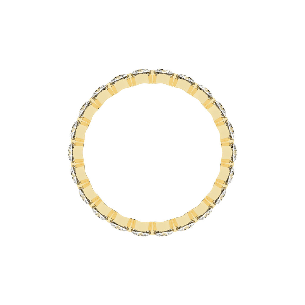 Diora Floating Cut Round Lab Diamond Ring
