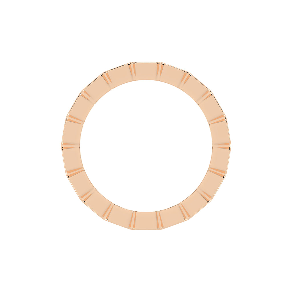 Florene Asscher Cut Bezel Eternity Lab Diamond Ring