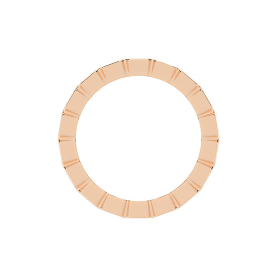 Florene Asscher Cut Bezel Eternity Lab Diamond Ring