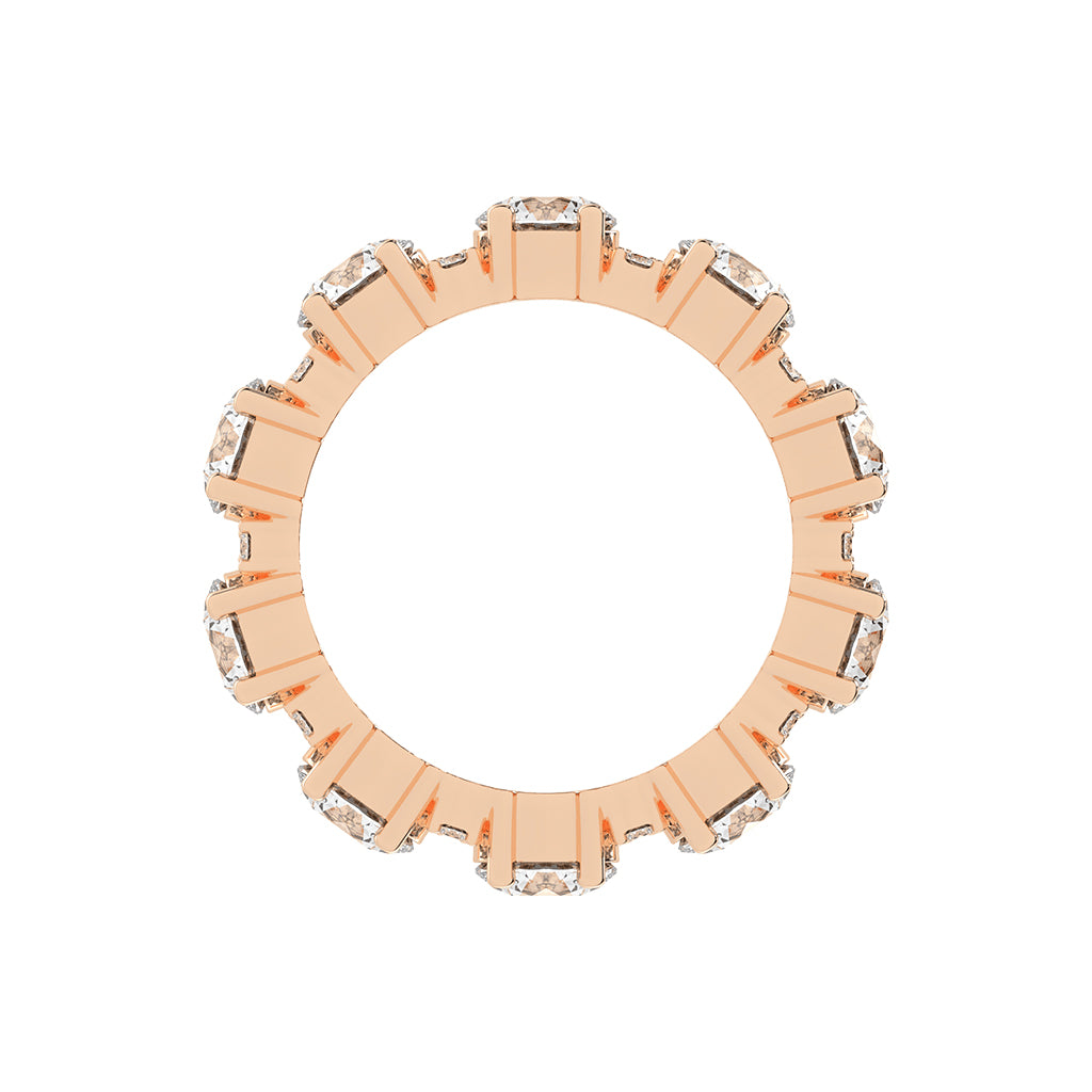 Gemelle Four Prong Eternity Diamond Ring