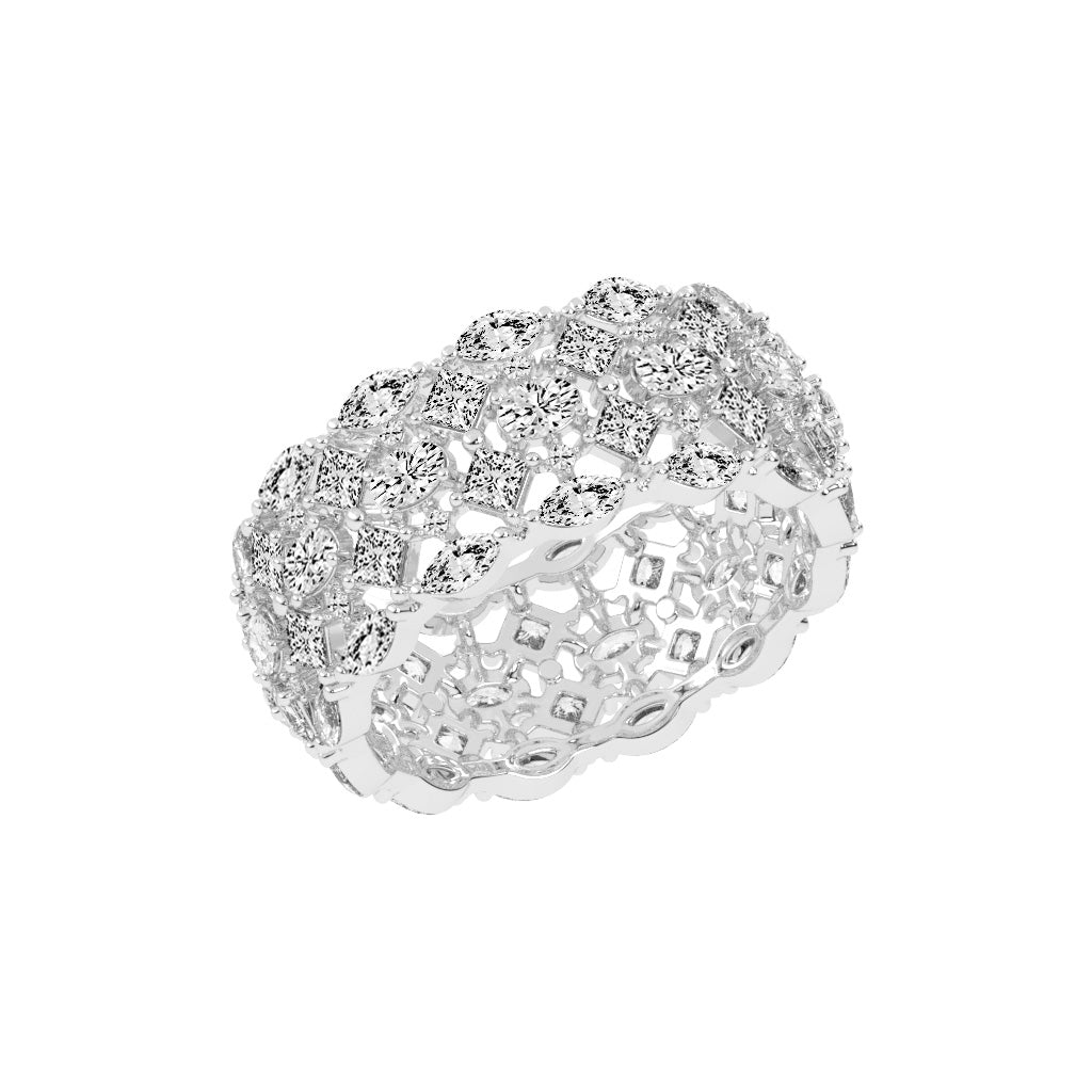 Bagutte Eternity Lab Diamond Ring