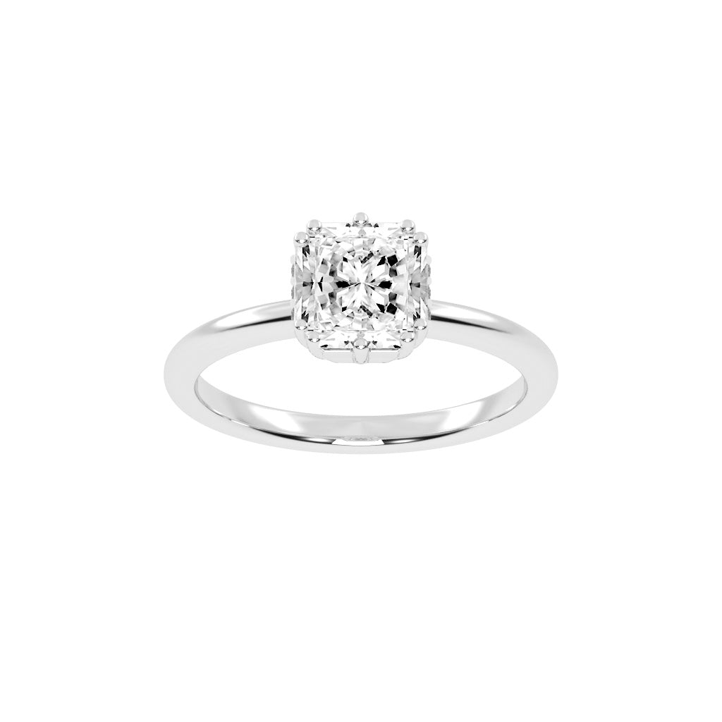 Solatriair Radiant Shape Lab Diamond Ring