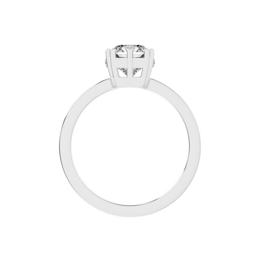 Solatriair Radiant Shape Lab Diamond Ring