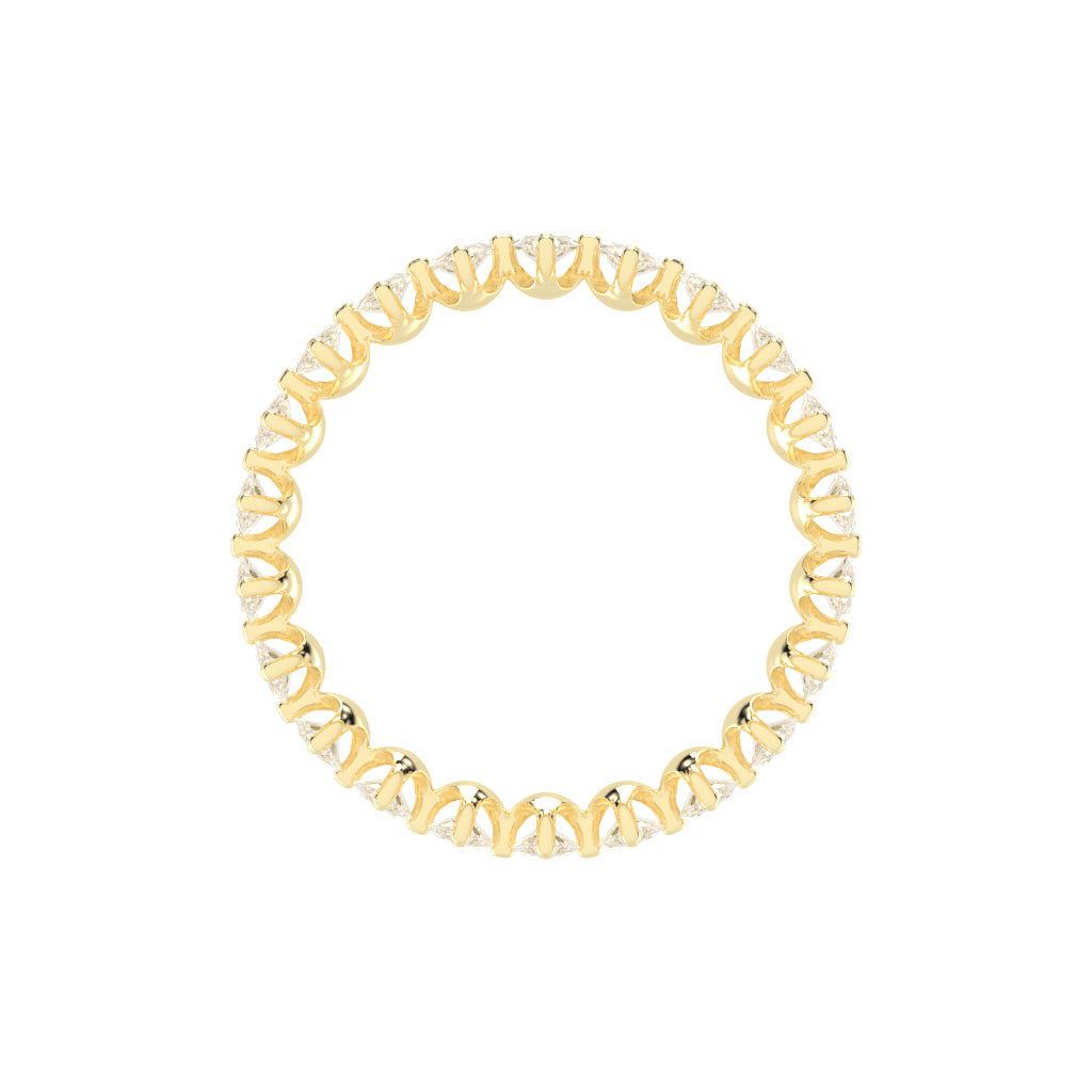 Vetrina Oval Cut Eternity Lab Diamond Ring