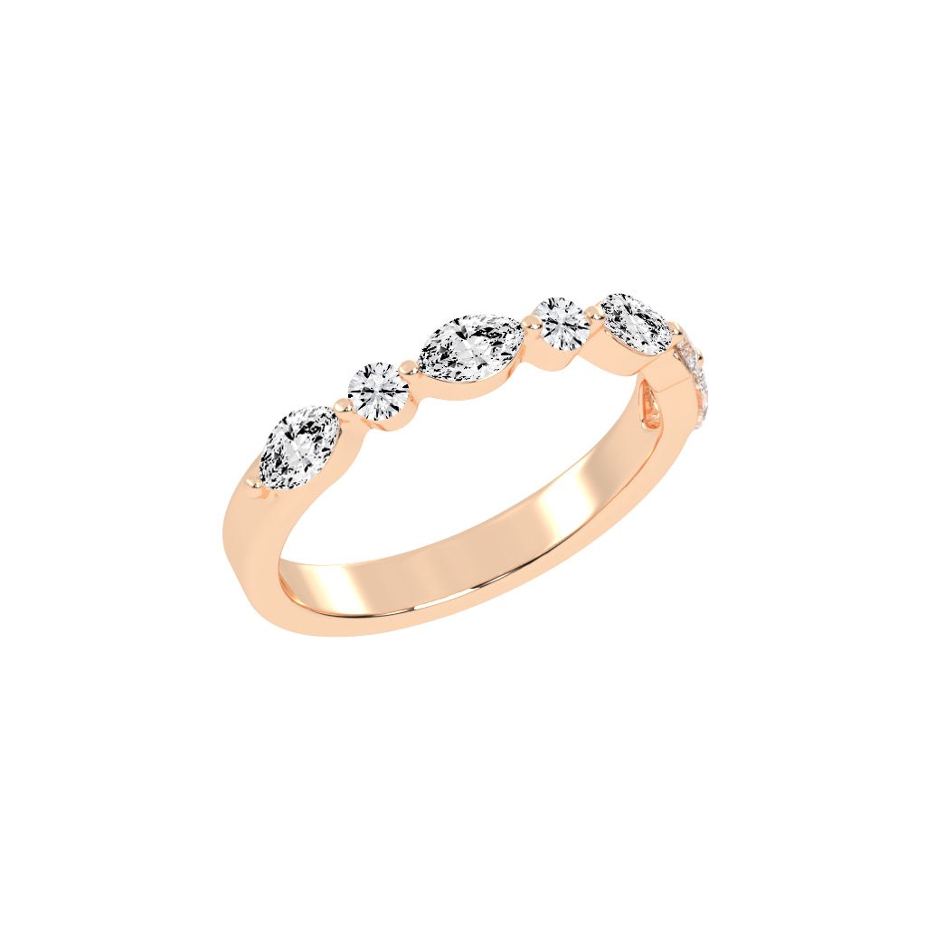 Orlena Marquise Cut Eternity Lab Diamond Ring