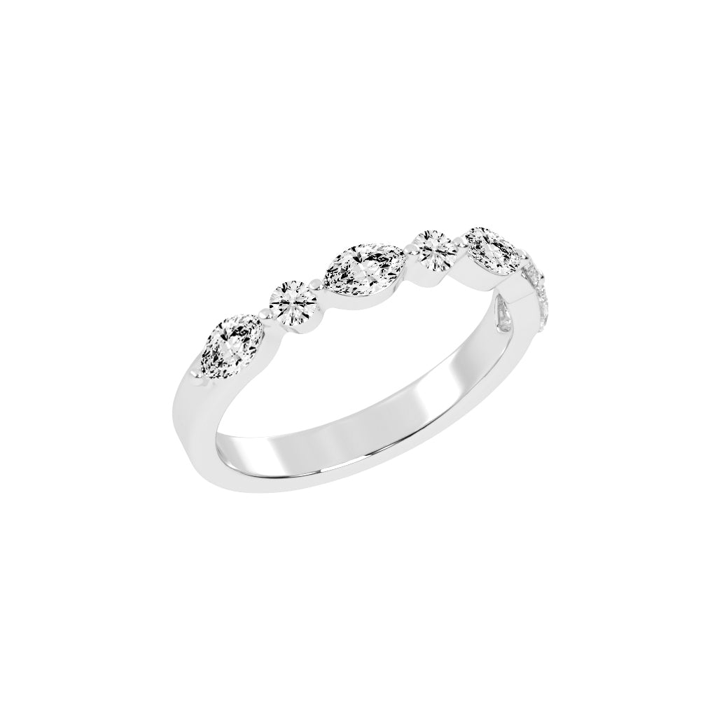 Orlena Marquise Cut Eternity Lab Diamond Ring