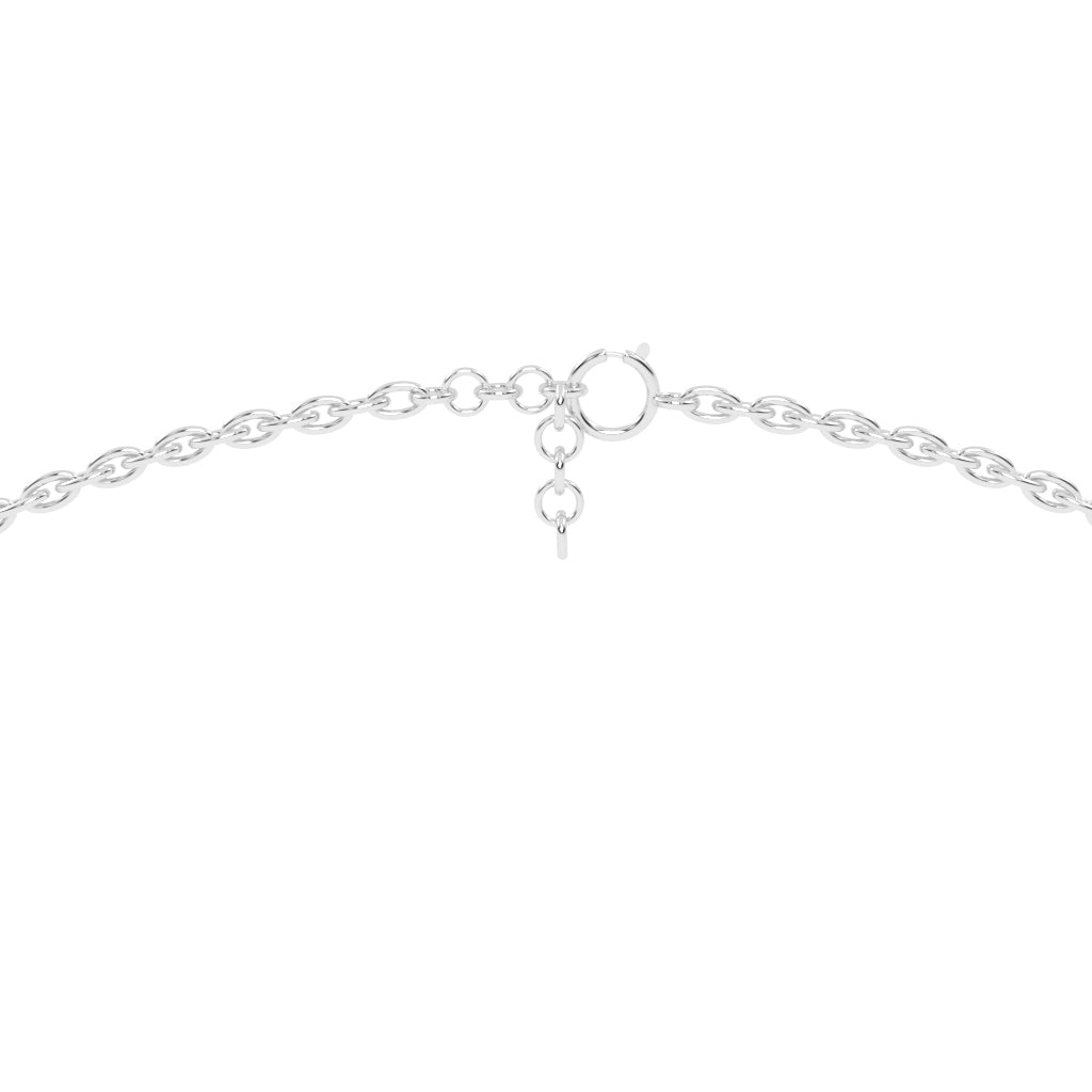 Breeze Graduated Cluster Round Cut Delicate Lab Diamond Pendant