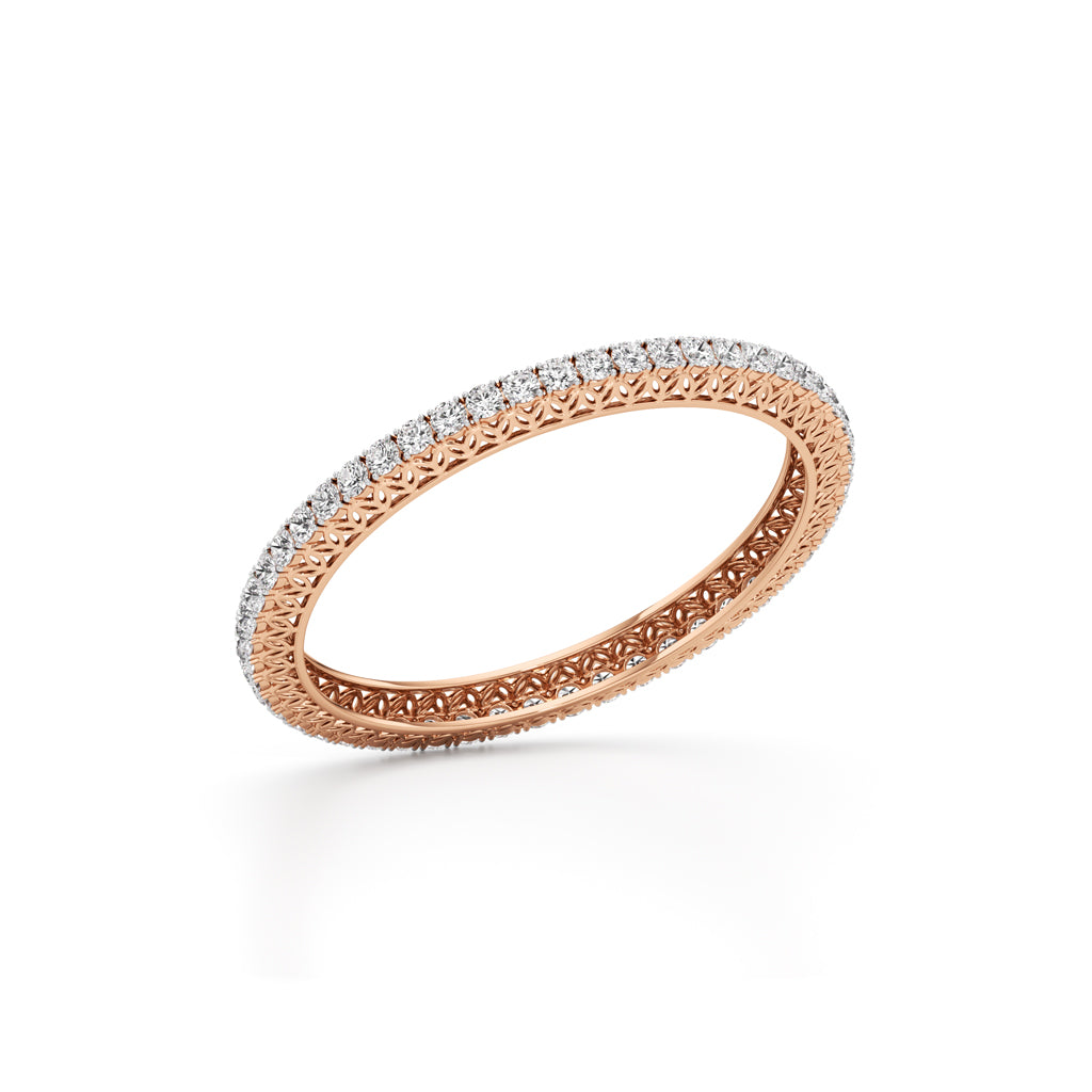 Elysian Halo Diamond Bangle