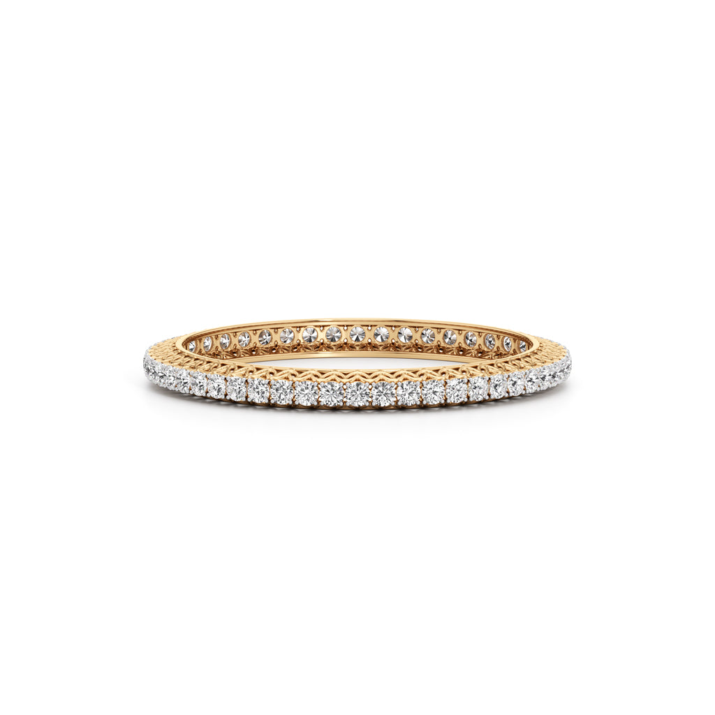 Elysian Halo Diamond Bangle