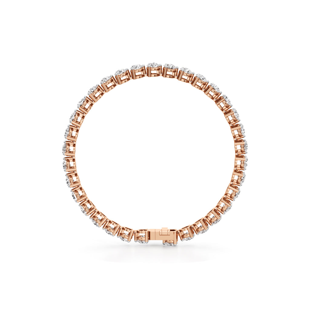 Alura 8Ct Shared Prong Round Tennis Bracelet
