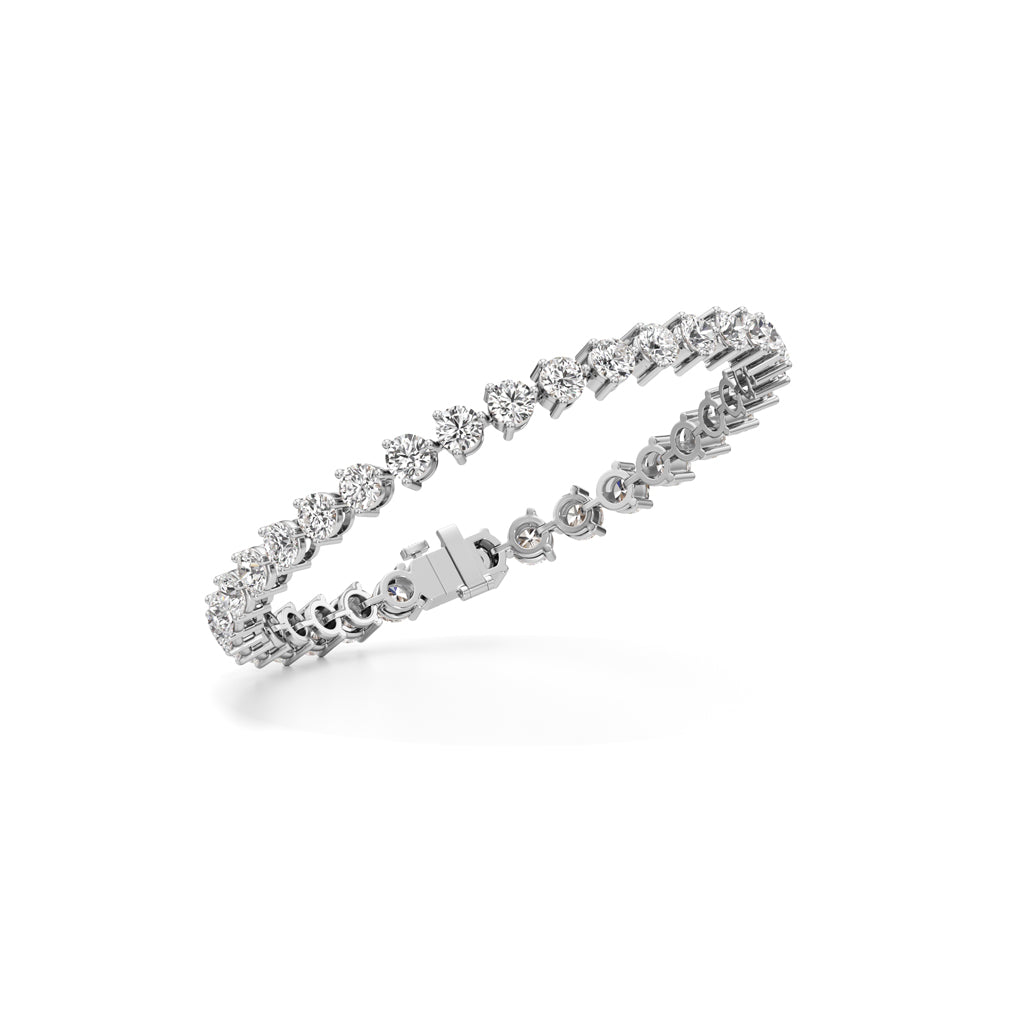 Alura 8Ct Shared Prong Round Tennis Bracelet
