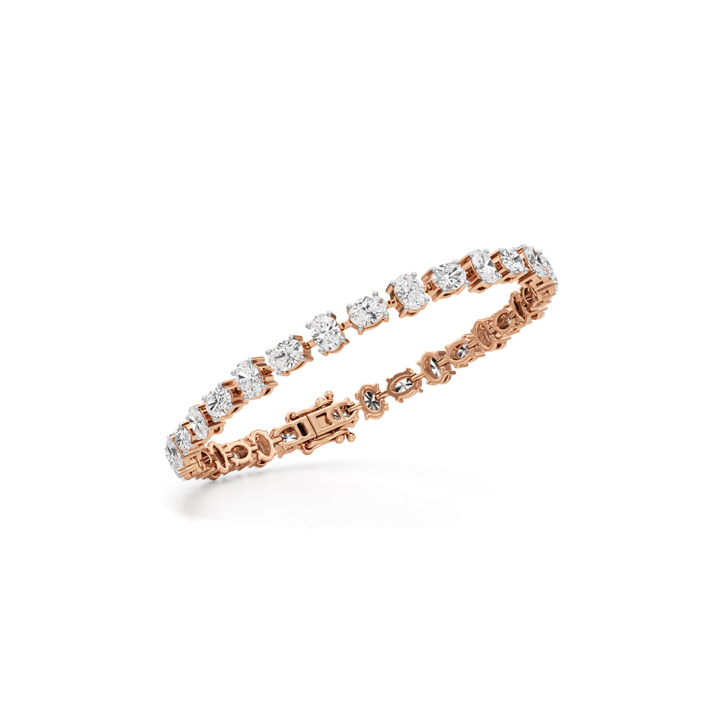 Arista 875Ct Oval Cut Tennis Bracelet