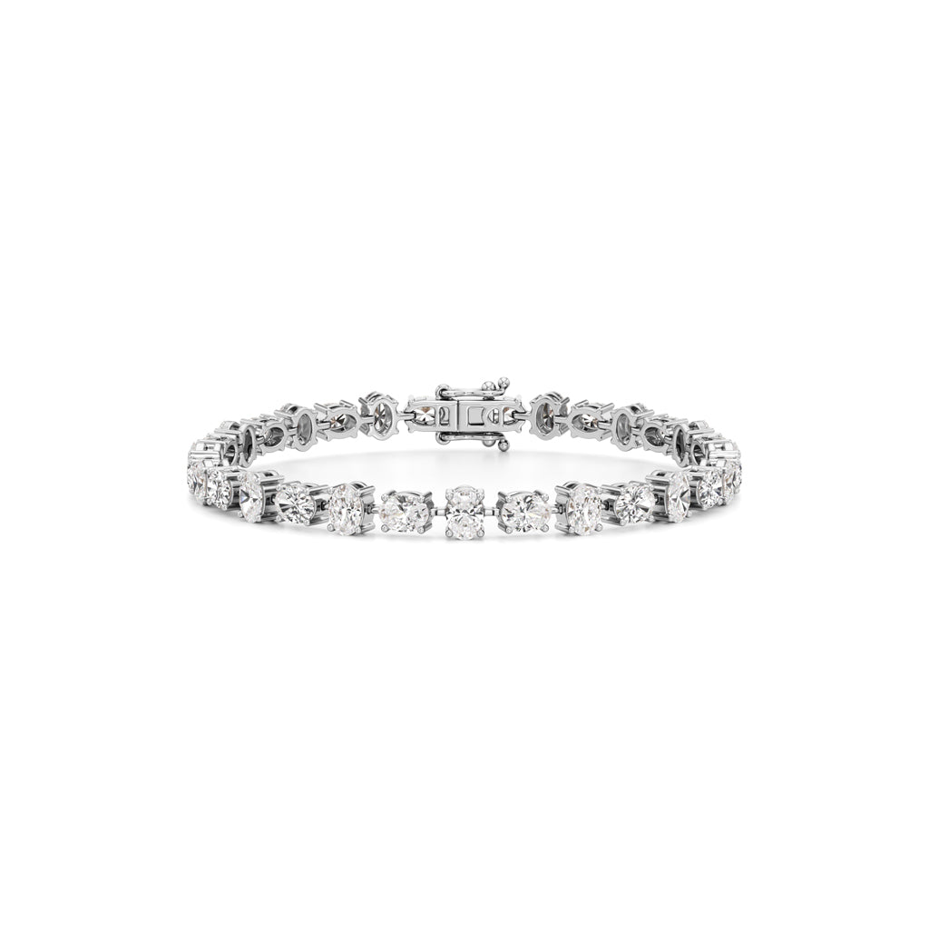 Arista 875Ct Oval Cut Tennis Bracelet