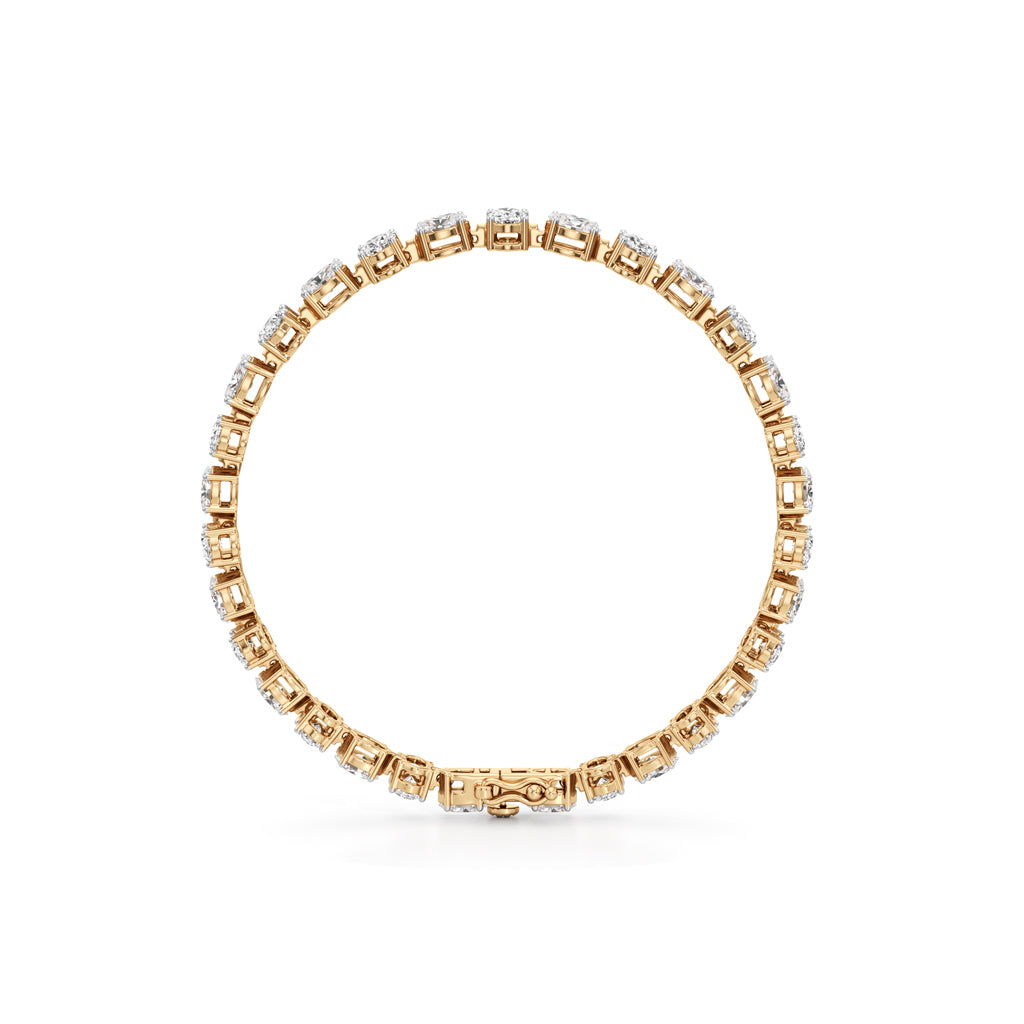 Arista 875Ct Oval Cut Tennis Bracelet