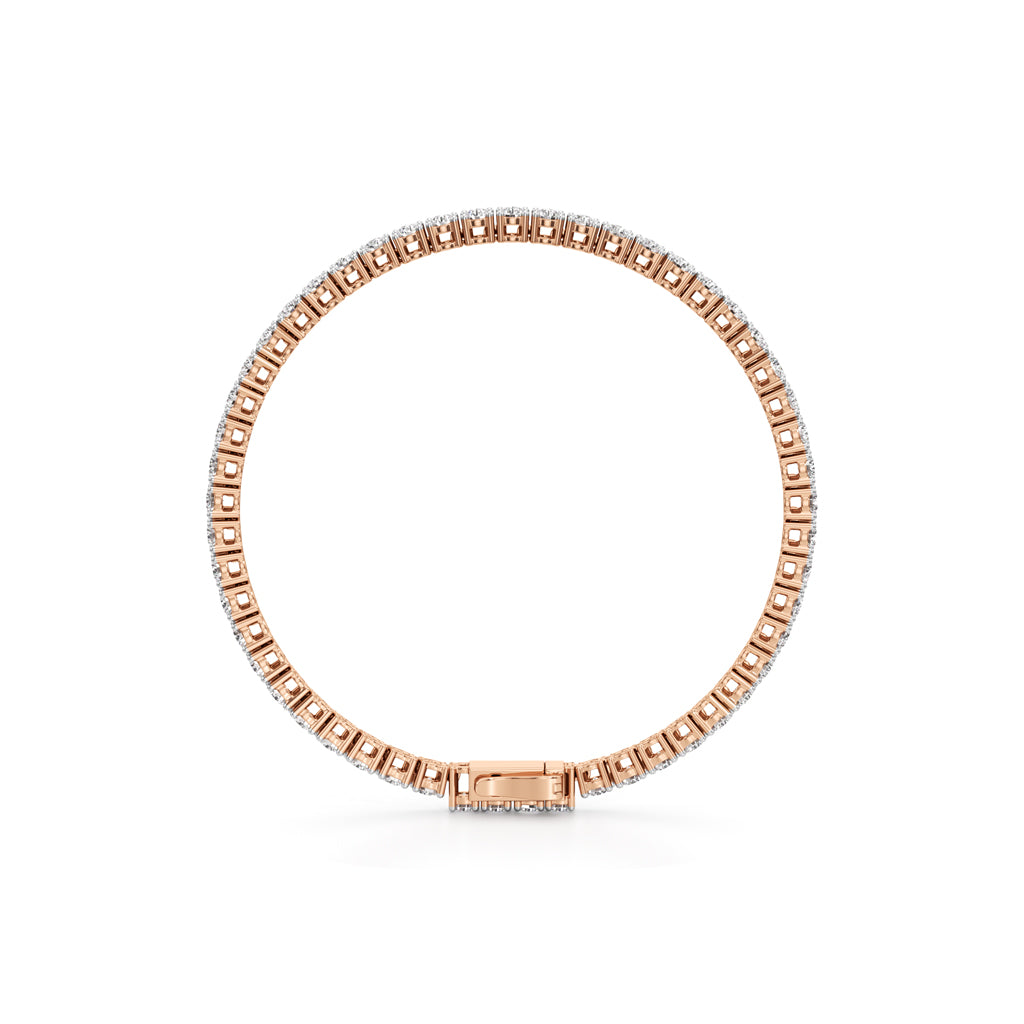 Isara 35Ct Shared Prong Round Cut Tennis Bracelet
