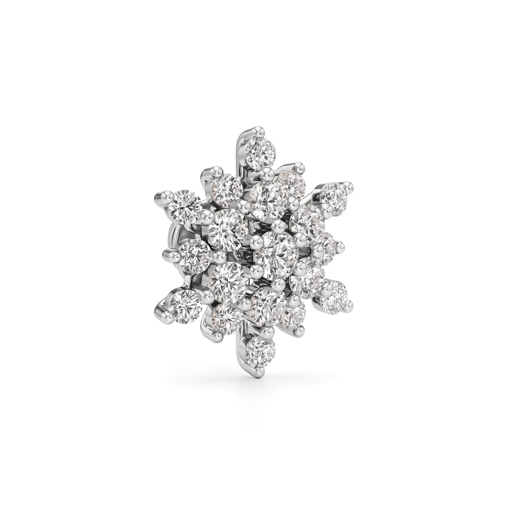1.75Ct Round Shape Fancy Studs Earrings